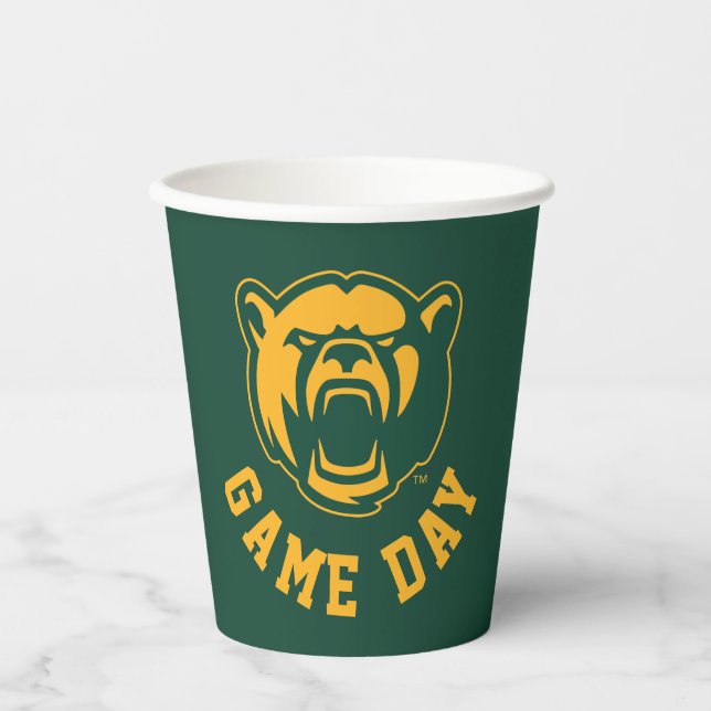 Baylor University Game Day Paper Cups (Front)