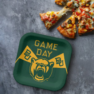 Baylor University Game Day Paper Plates
