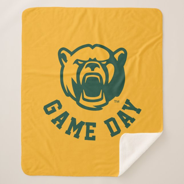 Baylor University Game Day Sherpa Blanket (Front)