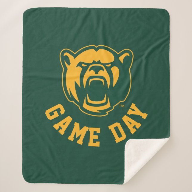 Baylor University Game Day Sherpa Blanket (Front)