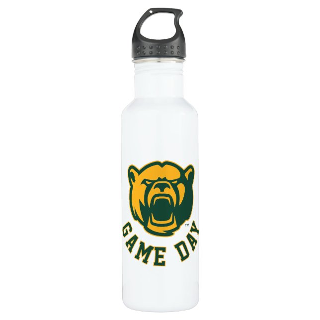 Baylor University Game Day Stainless Steel Water Bottle (Front)