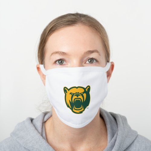 Baylor University Graduate White Cotton Face Mask
