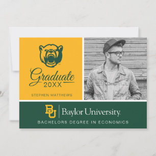 Baylor University Graduation Announcement