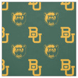 Baylor University Green Pattern Fabric