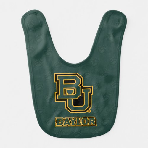 Baylor University Logo Watermark Baby Bib