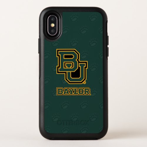 Baylor University Logo Watermark OtterBox Symmetry iPhone X Case