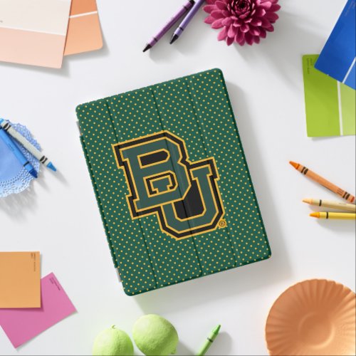 Baylor University Polka Dot Pattern iPad Smart Cover