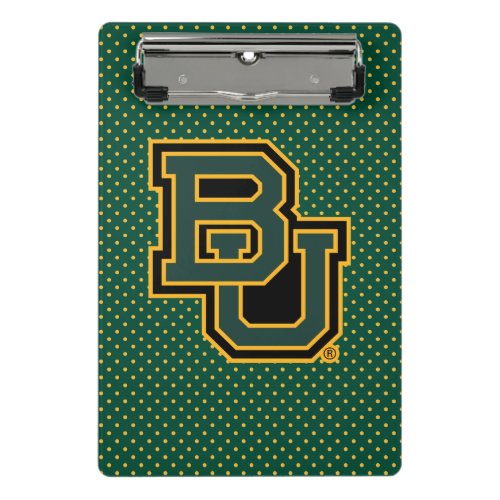 Baylor University Polka Dot Pattern Mini Clipboard