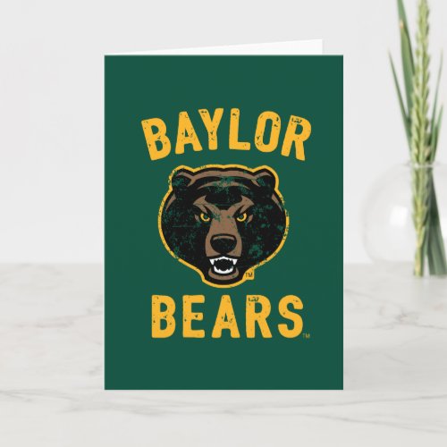 Baylor University Vintage Card