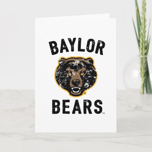 Baylor University Vintage Card