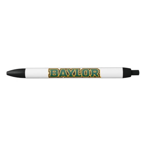 Baylor University Wordmark Black Ink Pen