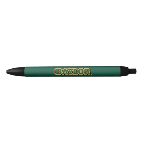 Baylor University Wordmark Black Ink Pen