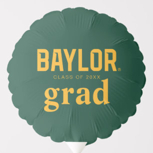 Baylor University Wordmark Gradaution Balloon