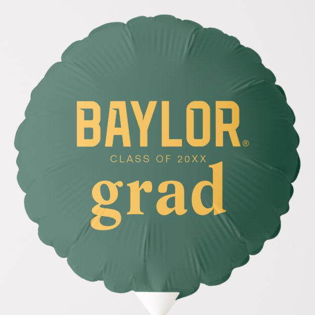 Baylor University Wordmark Gradaution Balloon (Front)