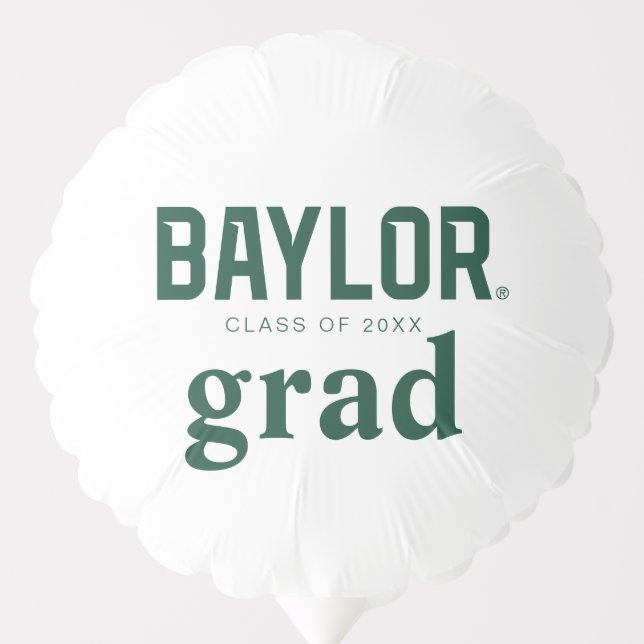 Baylor University Wordmark Gradaution Balloon (Front)