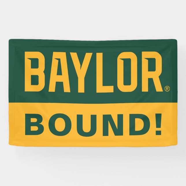 Baylor University Wordmark Gradaution Banner (Horizontal)