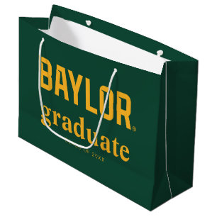 Baylor University Wordmark Gradaution Large Gift Bag