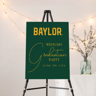 Baylor University Wordmark Graduation Foam Board