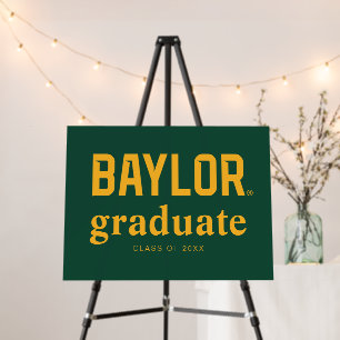 Baylor University Wordmark Graduation Foam Board