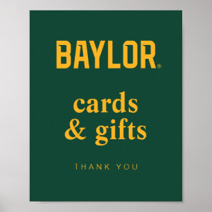 Baylor University Wordmark Graduation Poster