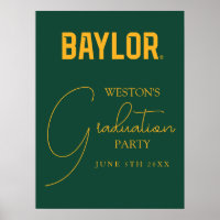 Baylor University Wordmark Graduation