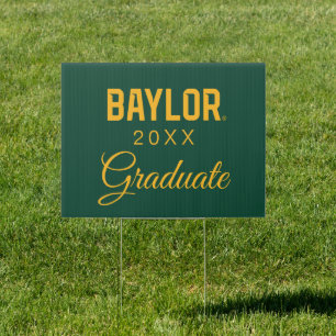 Baylor University Wordmark Graduation Sign