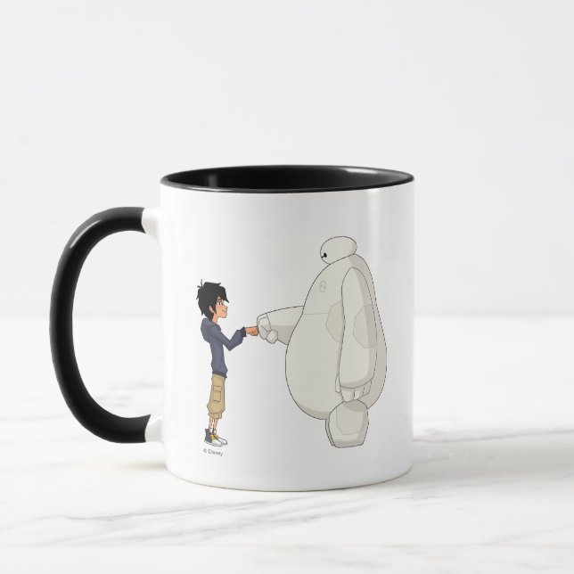 Baymax and Hiro Fist Bump Mug (Left)