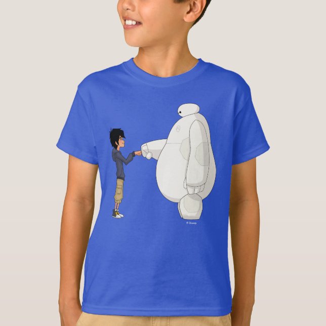 Baymax and Hiro Fist Bump T-Shirt (Front)