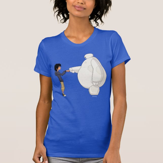 Baymax and Hiro Fist Bump T-Shirt (Front)