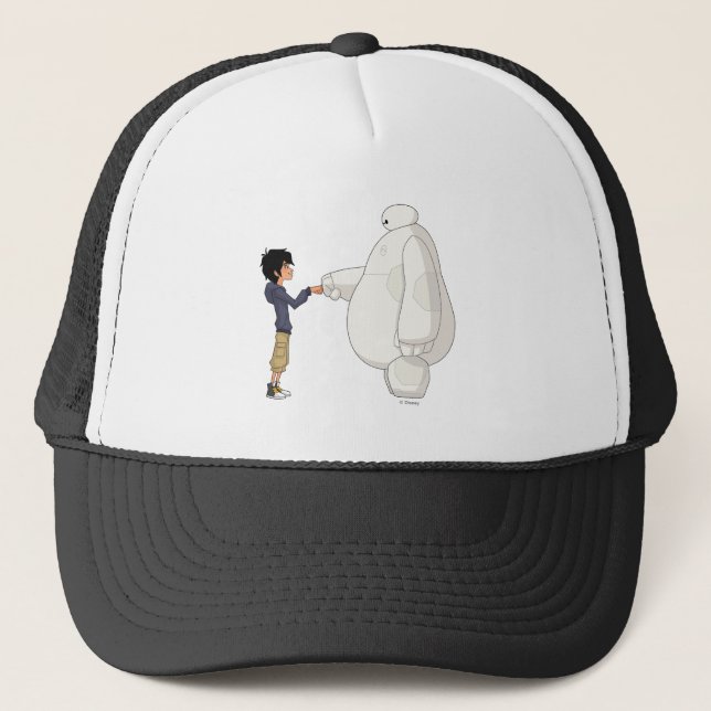 Baymax and Hiro Fist Bump Trucker Hat (Front)