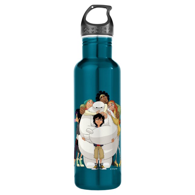 Baymax and his Friends Stainless Steel Water Bottle (Front)