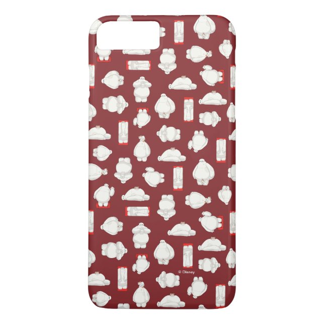 Baymax and Mochi Red Pattern Case-Mate iPhone Case (Back)