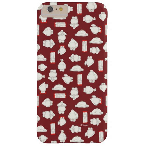 Baymax and Mochi Red Pattern Barely There iPhone 6 Plus Case
