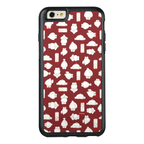 Baymax and Mochi Red Pattern OtterBox iPhone 66s Plus Case