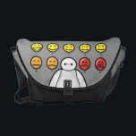Baymax Emojicons Messenger Bag<br><div class="desc">Bring home Baymax in this cute emojicon pattern in this Disney movie. He can make you laugh and cry! In the fictional town of San Fransokyo, Baymax and his super hero friends battle villians using advanced technology. With His rocket fist, rocket thrusters, and strong robotic suit, he will in any...</div>