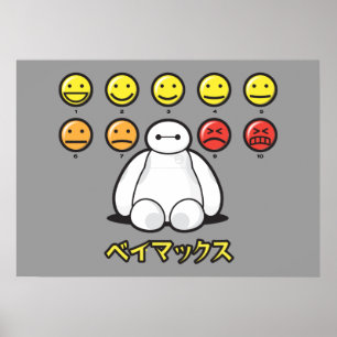 Baymax Emojicons Poster