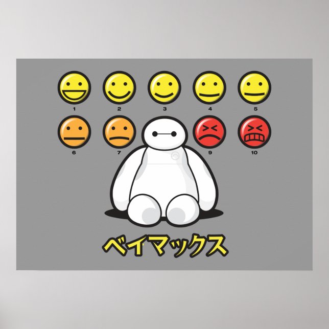 Baymax Emojicons Poster (Front)