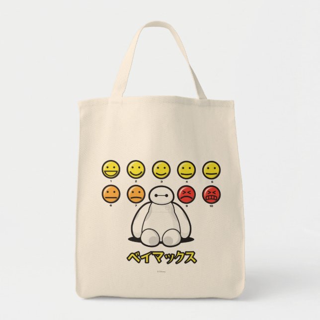 Baymax Emojicons Tote Bag (Front)