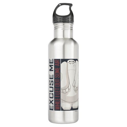 Baymax  Excuse Me Stainless Steel Water Bottle