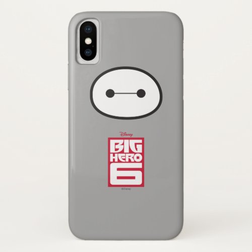 Baymax Face Outline iPhone X Case