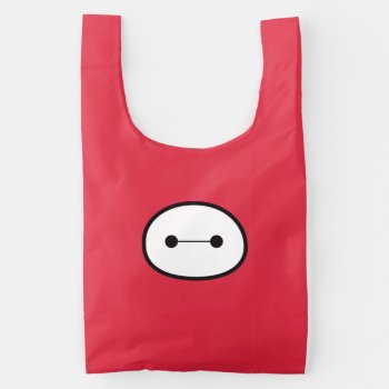 Baymax Face Outline Reusable Bag by bighero6 at Zazzle