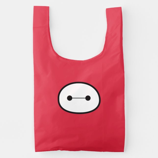 Baymax Face Outline Reusable Bag (Front)