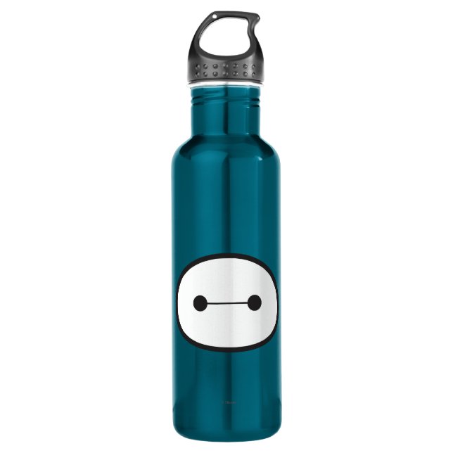 Baymax Face Outline Stainless Steel Water Bottle (Front)