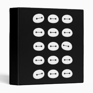 Baymax Face Pattern Binder