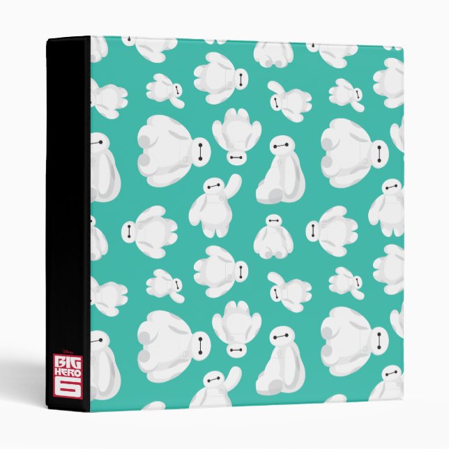 Baymax Green Classic Pattern Binder (Front/Spine)