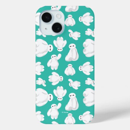 Baymax Green Classic Pattern Iphone 15 Case