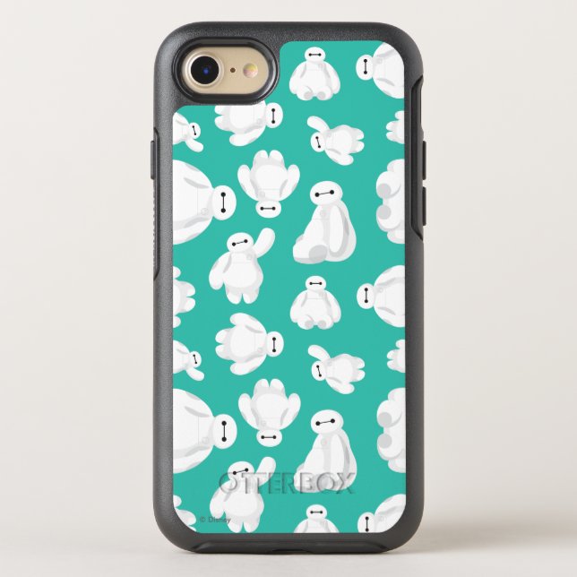 Baymax Green Classic Pattern Otterbox iPhone Case (Back)