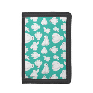 Baymax Green Classic Pattern Trifold Wallet