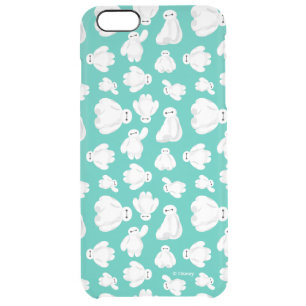 Baymax Green Classic Pattern Clear iPhone 6 Plus Case