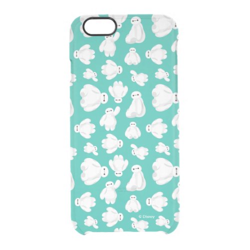 Baymax Green Classic Pattern Clear iPhone 66S Case